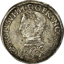 Coin, France, Charles IX, Teston, 1564, La Rochelle, VF(30-35), Silver