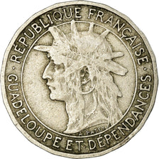 Moneta, Guadalupe, Franc, 1903, Paris, BB, Rame-nichel, KM:46