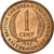 Coin, East Caribbean States, Elizabeth II, Cent, 1955, AU(55-58), Bronze, KM:2