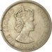 Monnaie, Etats des caraibes orientales, Elizabeth II, 50 Cents, 1955, TTB+