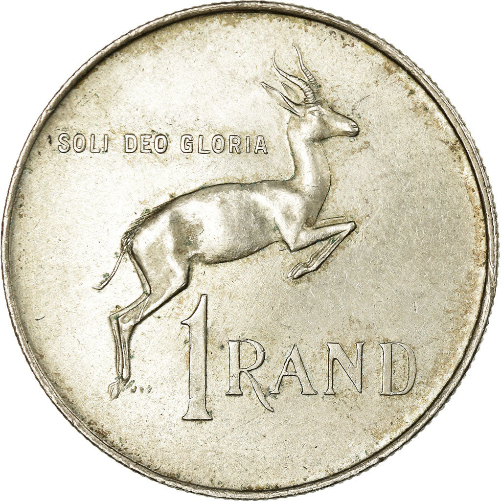 Coin, South Africa, Rand, 1966, AU(50-53), Silver, KM:71.2