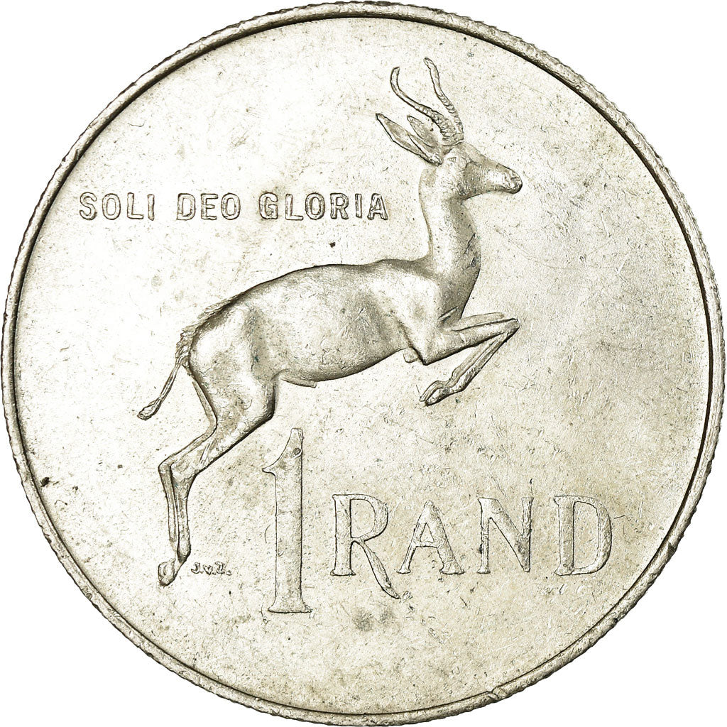 Coin, South Africa, Rand, 1967, AU(50-53), Silver, KM:72.2