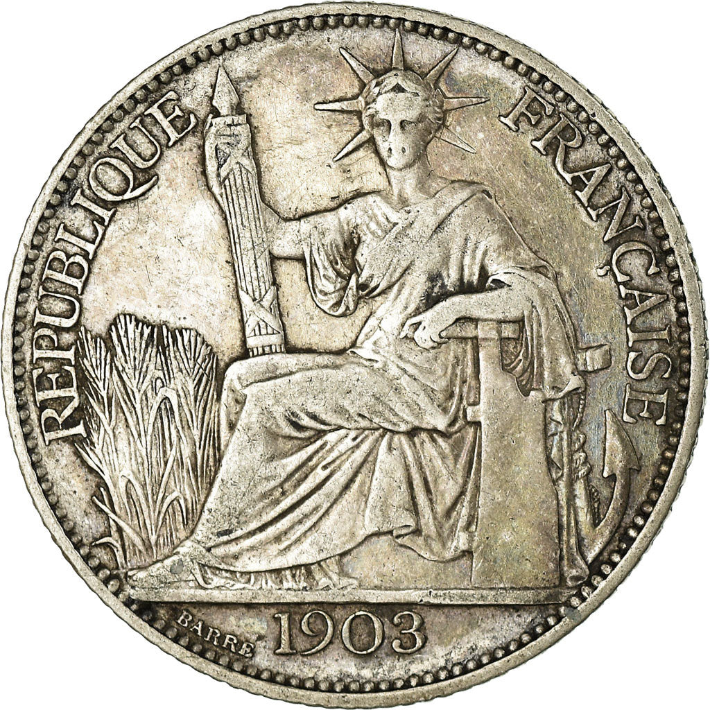 Monnaie, FRENCH INDO-CHINA, 20 Cents, 1903, Paris, TTB, Argent, KM:10