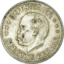 Münze, Botswana, 50 Cents, 1966, Berne, Switzerland, VZ, Silber, KM:1