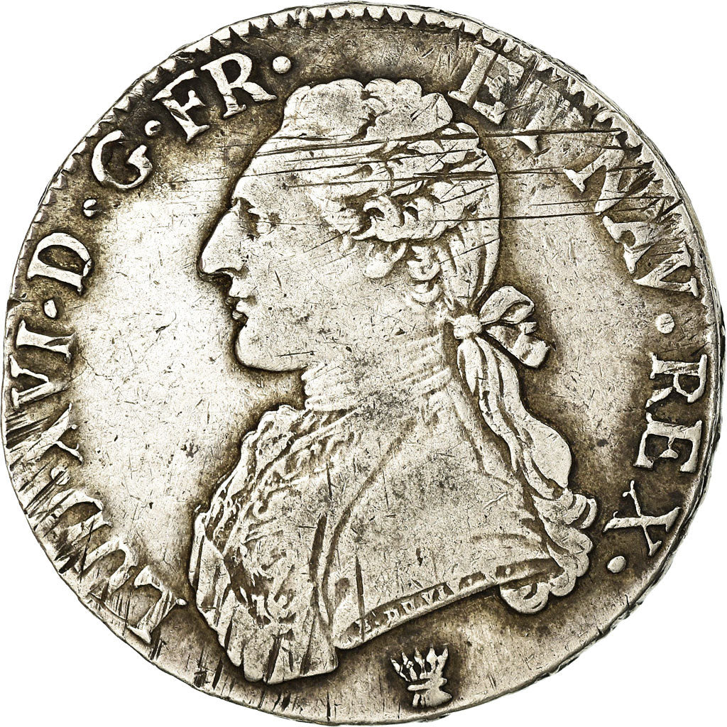 Coin, France, Louis XVI, Écu aux branches d'olivier, Ecu, 1780, Limoges