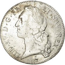 Moneta, Francja, Louis XV, Écu au bandeau, Ecu, 1768, Paris, VF(30-35), Srebro