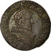 Moneta, Francia, Louis XIII, Double tournois, buste juvénile au col fraisé