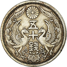 Coin, Japan, Hirohito, 50 Sen, 1928, AU(50-53), Silver, KM:50