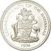 Münze, Bahamas, Elizabeth II, 5 Dollars, 1974, Franklin Mint, U.S.A., Proof