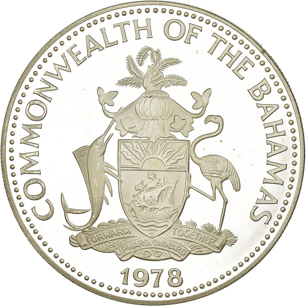 Coin, Bahamas, Elizabeth II, 10 Dollars, 1978, Tower of London, London, Proof