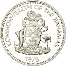 Coin, Bahamas, Elizabeth II, 10 Dollars, 1975, Franklin Mint, U.S.A., Proof