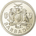 Coin, Barbados, 5 Dollars, 1973, Franklin Mint, Proof, MS(63), Silver, KM:16a
