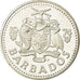 Coin, Barbados, 10 Dollars, 1974, Franklin Mint, Proof, MS(63), Silver, KM:17a