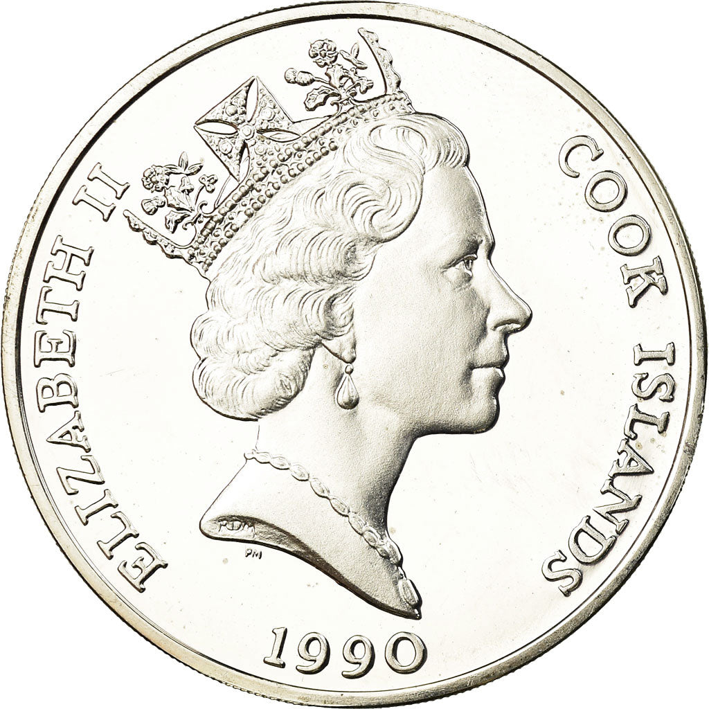 Coin, Cook Islands, Elizabeth II, 50 Dollars, 1990, Pobjoy Mint, Proof, MS(63)