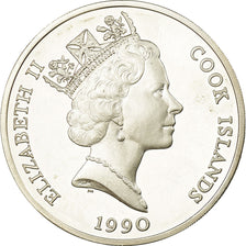 Coin, Cook Islands, Elizabeth II, 50 Dollars, 1990, Pobjoy Mint, Proof, MS(63)