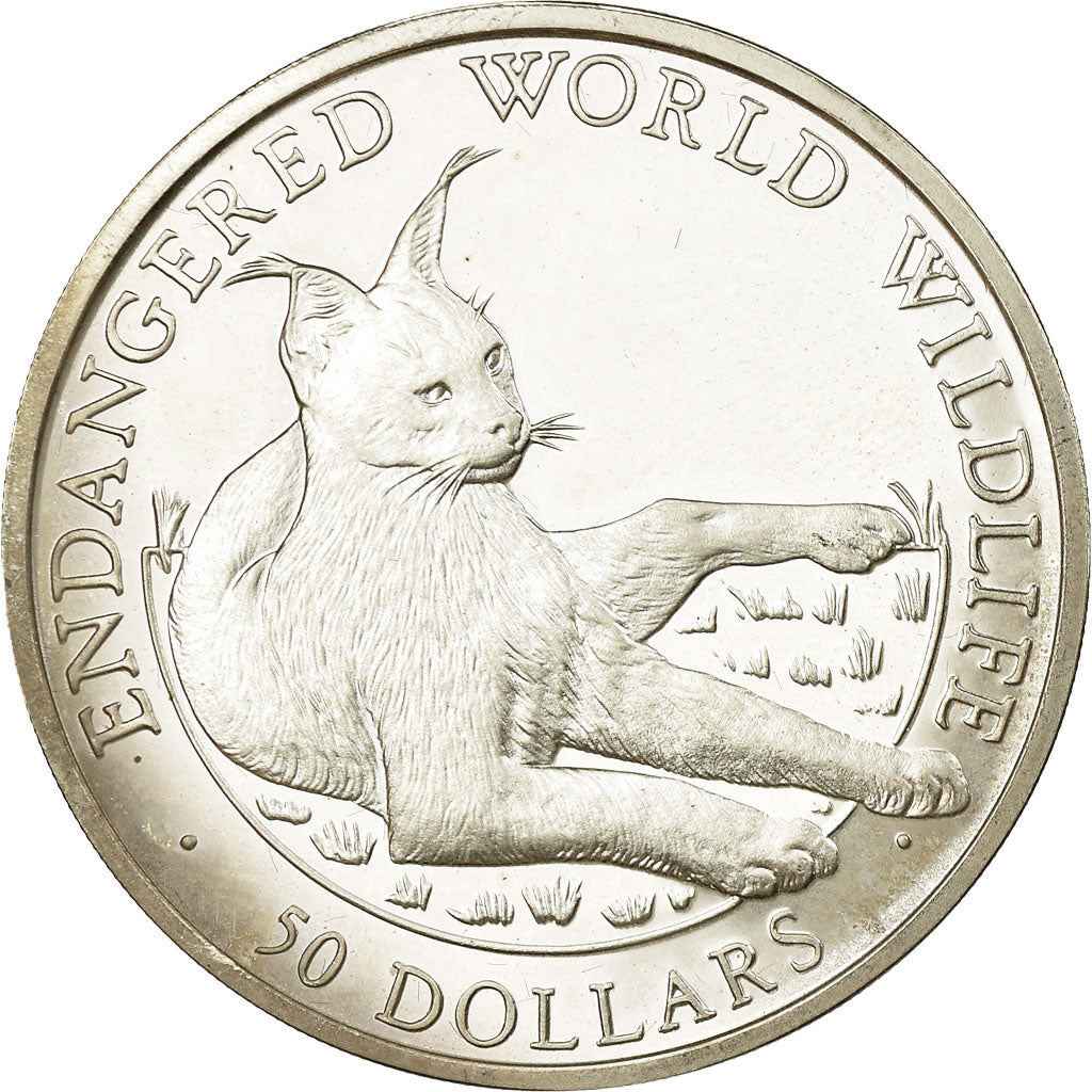 Coin, Cook Islands, Elizabeth II, 50 Dollars, 1990, Pobjoy Mint, Proof, MS(63)