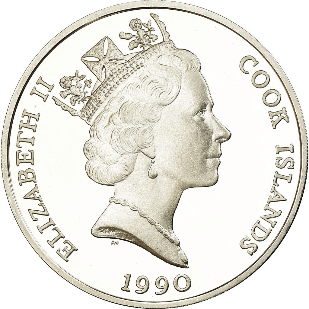 Coin, Cook Islands, Elizabeth II, 50 Dollars, 1990, Pobjoy Mint, Proof, MS(63)