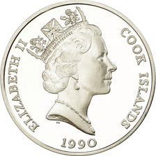 Coin, Cook Islands, Elizabeth II, 50 Dollars, 1990, Pobjoy Mint, Proof, MS(63)