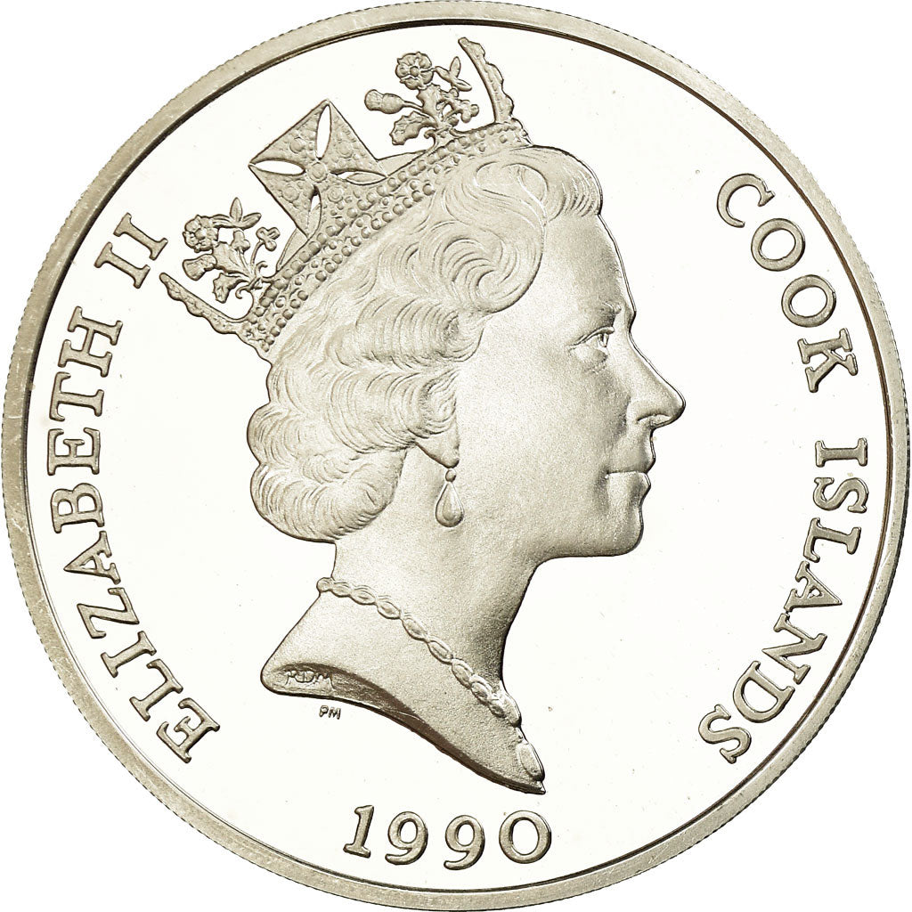 Coin, Cook Islands, Elizabeth II, 50 Dollars, 1990, Pobjoy Mint, Proof, MS(63)