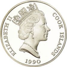 Coin, Cook Islands, Elizabeth II, 50 Dollars, 1990, Pobjoy Mint, Proof, MS(63)