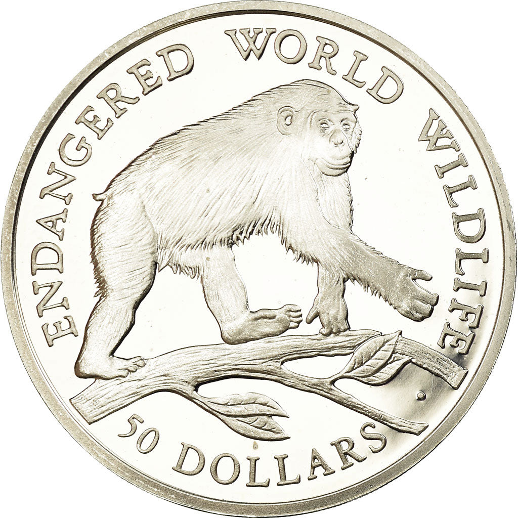 Coin, Cook Islands, Elizabeth II, 50 Dollars, 1990, Pobjoy Mint, Proof, MS(63)