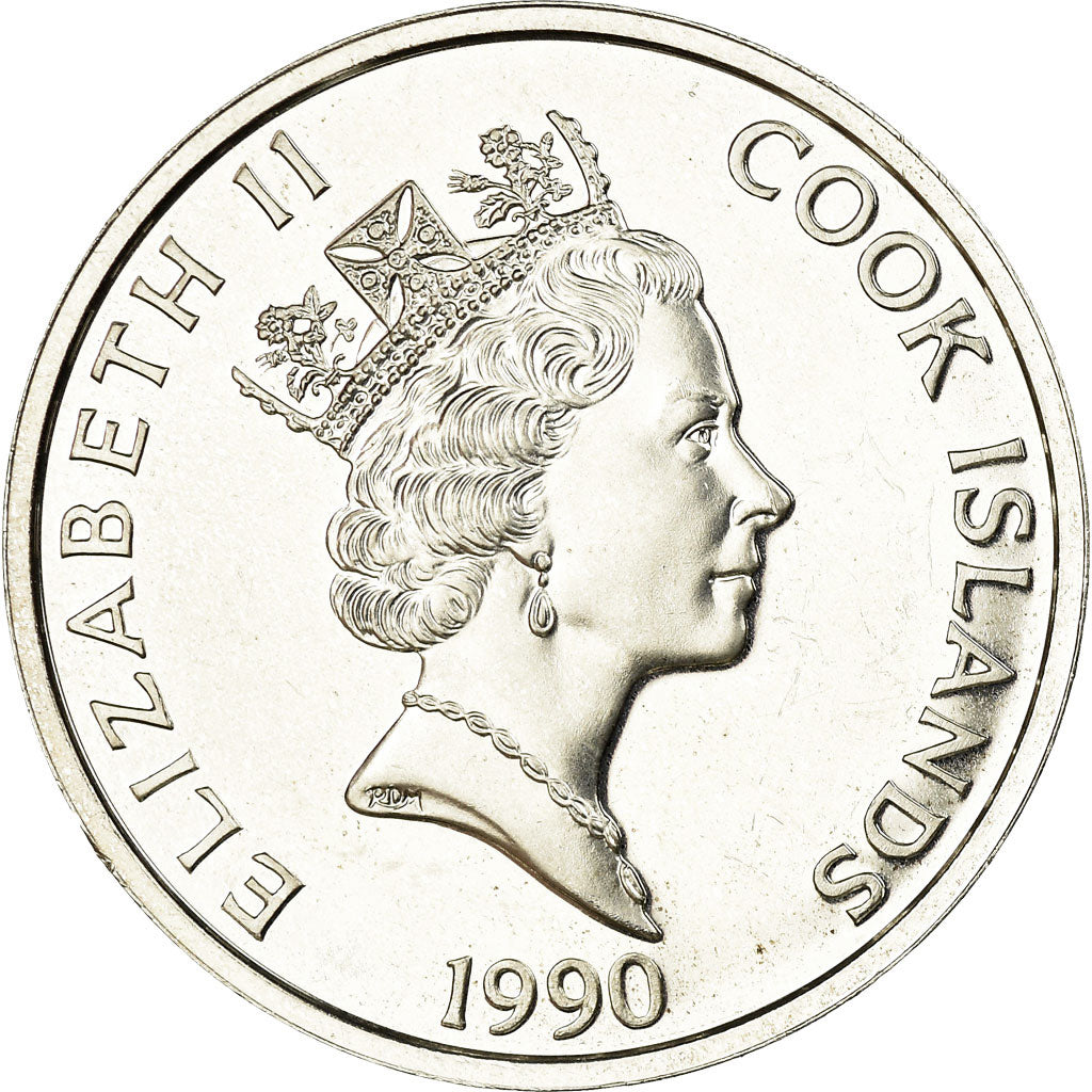 Coin, Cook Islands, Elizabeth II, 50 Dollars, 1990, Pobjoy Mint, Proof, MS(63)