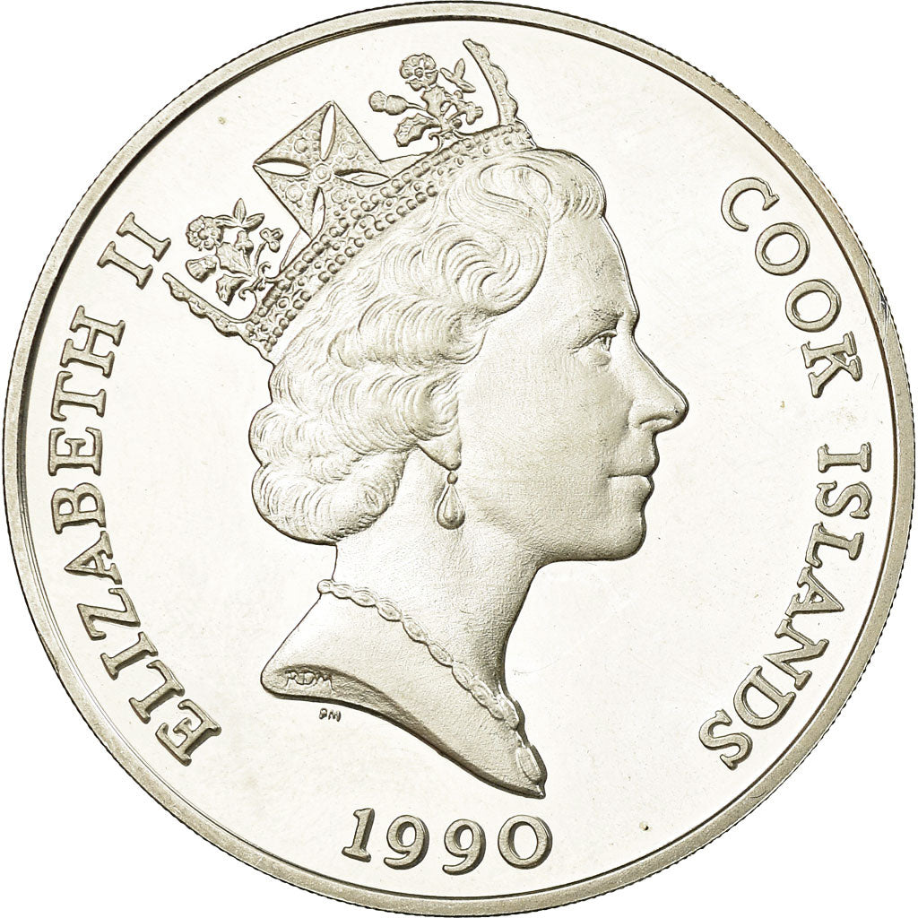 Coin, Cook Islands, Elizabeth II, 50 Dollars, 1990, Pobjoy Mint, Proof, MS(63)