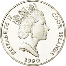 Coin, Cook Islands, Elizabeth II, 50 Dollars, 1990, Pobjoy Mint, Proof, MS(63)