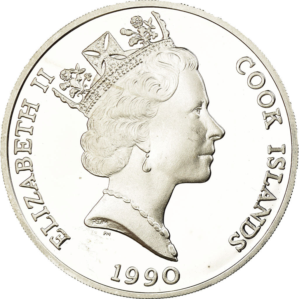 Coin, Cook Islands, Elizabeth II, 50 Dollars, 1990, Pobjoy Mint, Proof, MS(63)