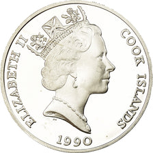 Coin, Cook Islands, Elizabeth II, 50 Dollars, 1990, Pobjoy Mint, Proof, MS(63)