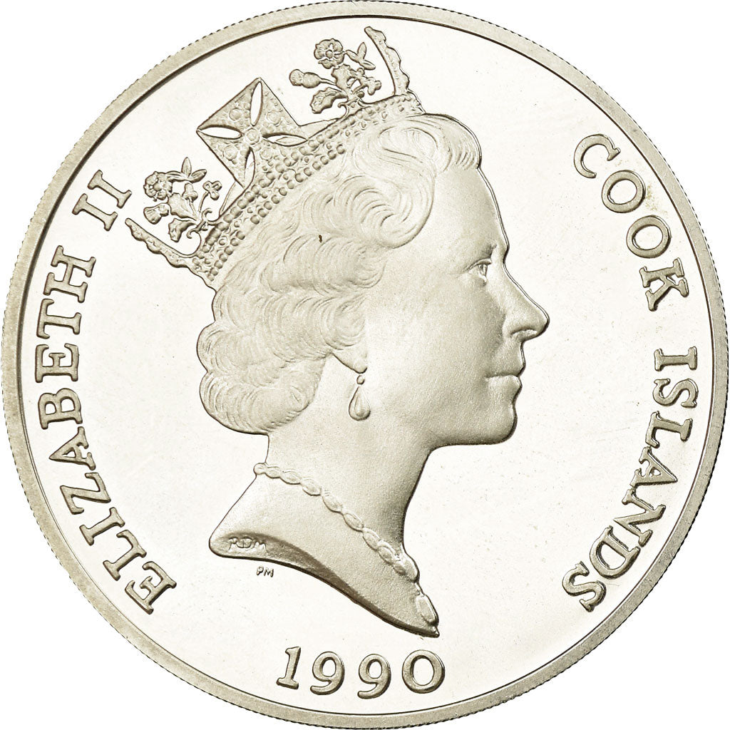Coin, Cook Islands, Elizabeth II, 50 Dollars, 1990, Pobjoy Mint, Proof, MS(63)