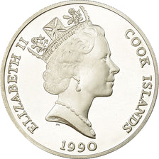 Coin, Cook Islands, Elizabeth II, 50 Dollars, 1990, Pobjoy Mint, Proof, MS(63)