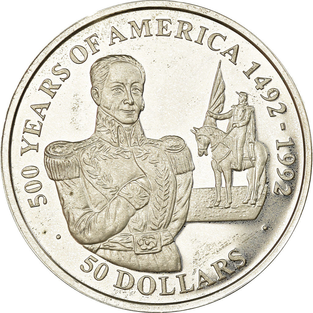 Coin, Cook Islands, Elizabeth II, 50 Dollars, 1990, Pobjoy Mint, Proof, MS(63)