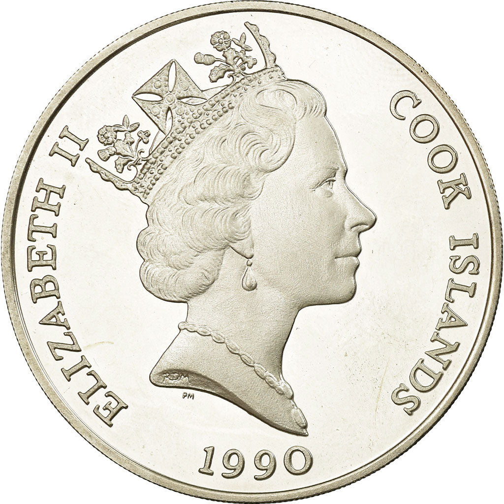 Coin, Cook Islands, Elizabeth II, 50 Dollars, 1990, Pobjoy Mint, Proof, MS(63)