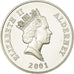Moneda, Alderney, Elizabeth II, 5 Pounds, 2001, British Royal Mint, Proof, SC