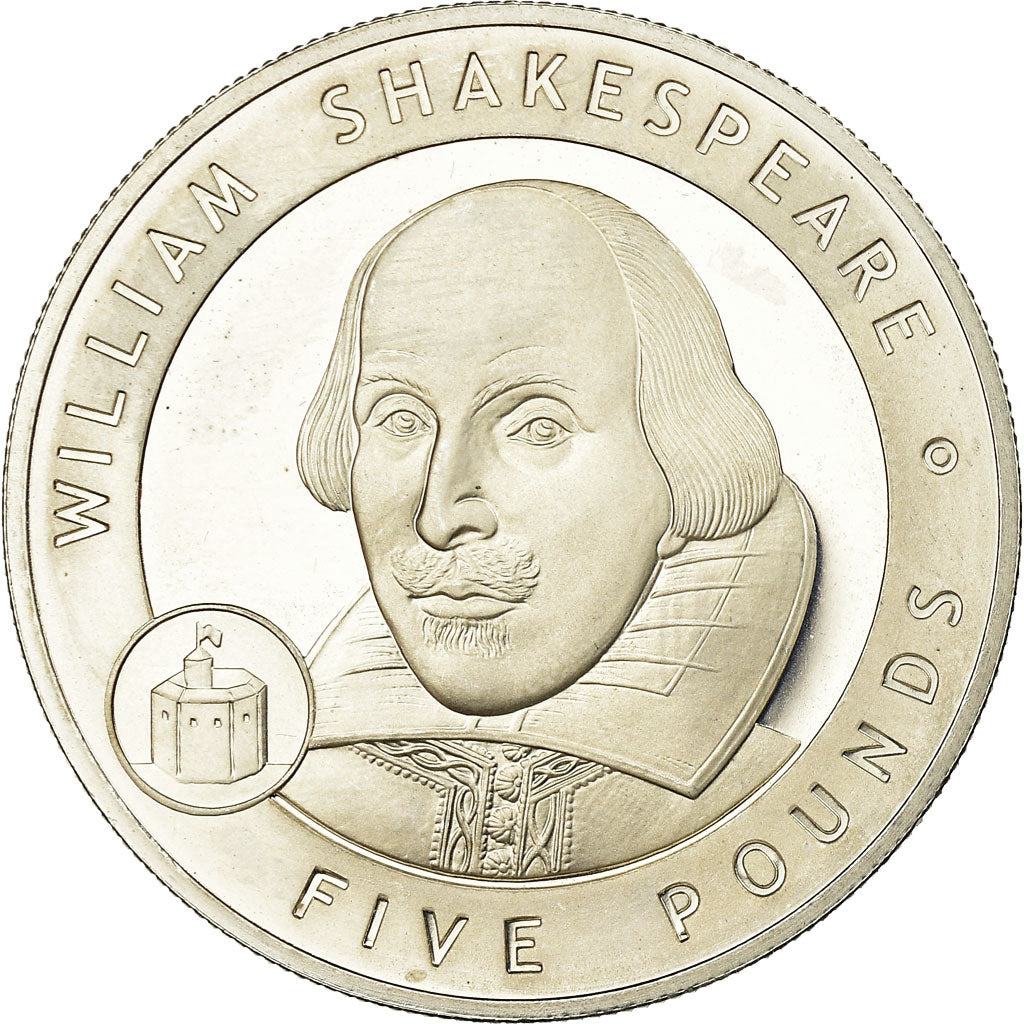 Coin, Alderney, Elizabeth II, 5 Pounds, 2006, British Royal Mint, Proof, MS(63)