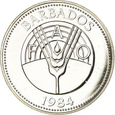 Coin, Barbados, 50 Dollars, 1984, Franklin Mint, Proof, MS(63), Silver, KM:42