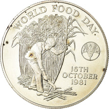 Moneta, Mauritius, 10 Rupees, 1981, SPL, Argento, KM:48