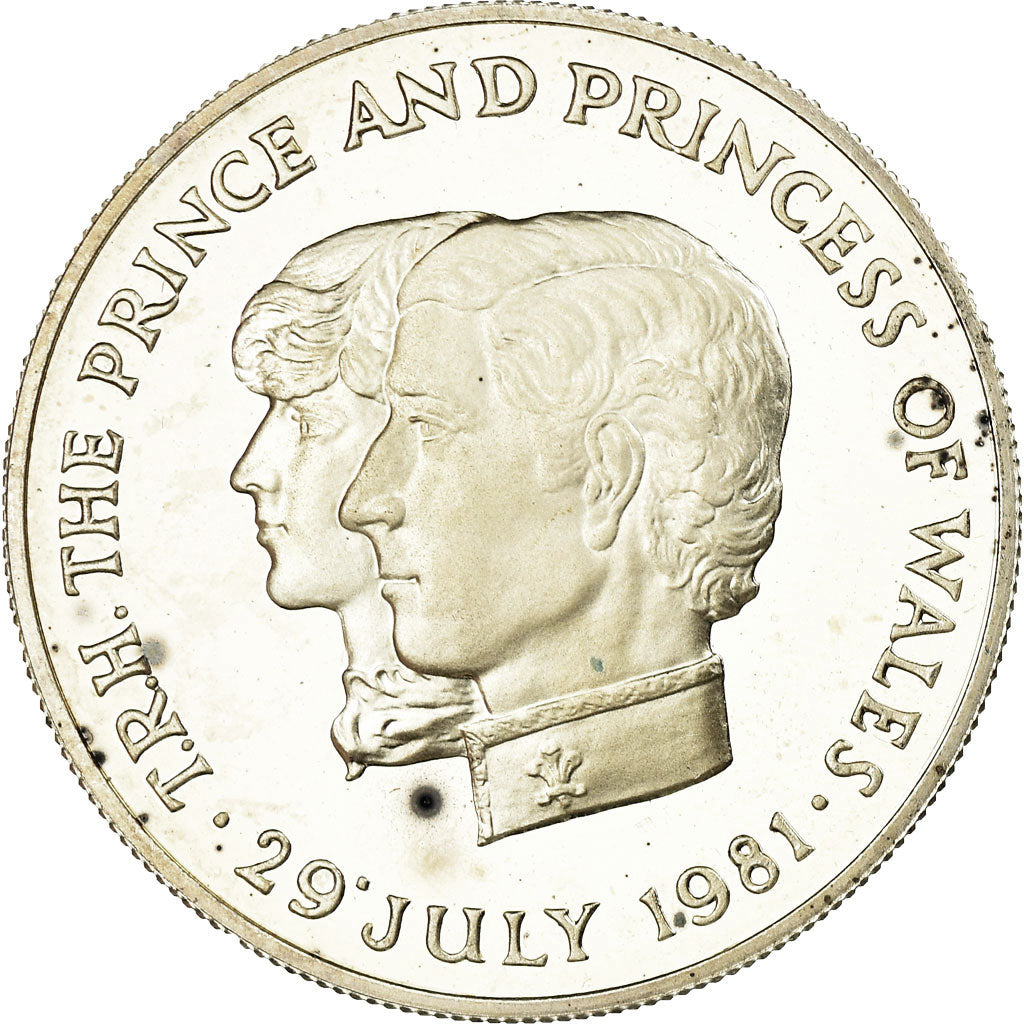 Moneta, Mauritius, 10 Rupees, 1981, Proof, SPL, Argento, KM:46a