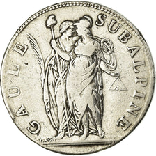 Moneta, STATI ITALIANI, PIEDMONT REPUBLIC, 5 Francs, An 10, Turin, MB+, Argento