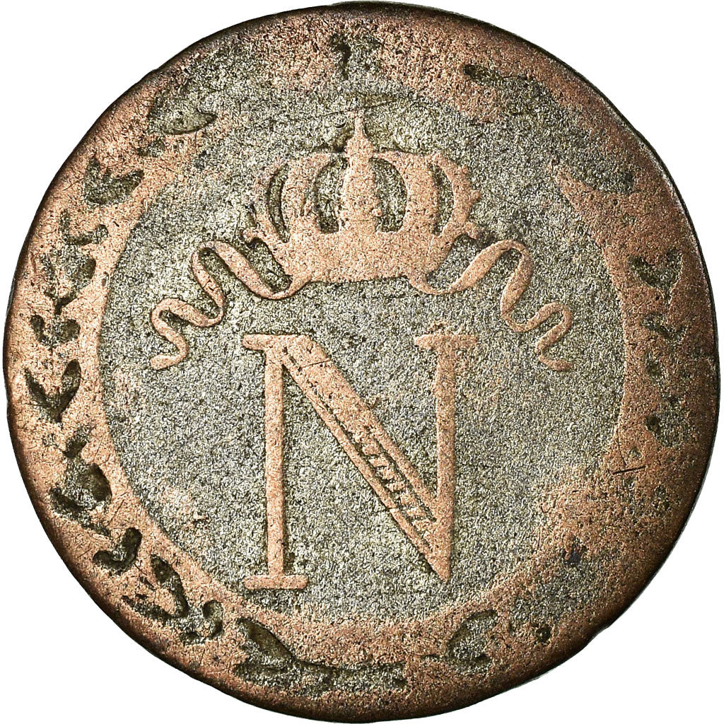 Coin, France, Napoléon I, 10 Centimes, 1809, Lille, VF(20-25), Billon