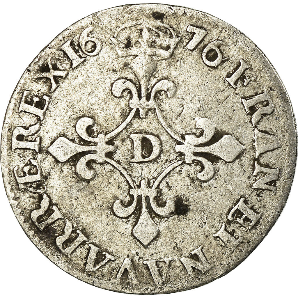 Coin, France, Louis XIV, 4 Sols dits « des Traitants », 4 Sols, 1676, Lyon