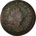 Monnaie, France, Louis XIV, Liard de France au buste juvénile, deuxième type