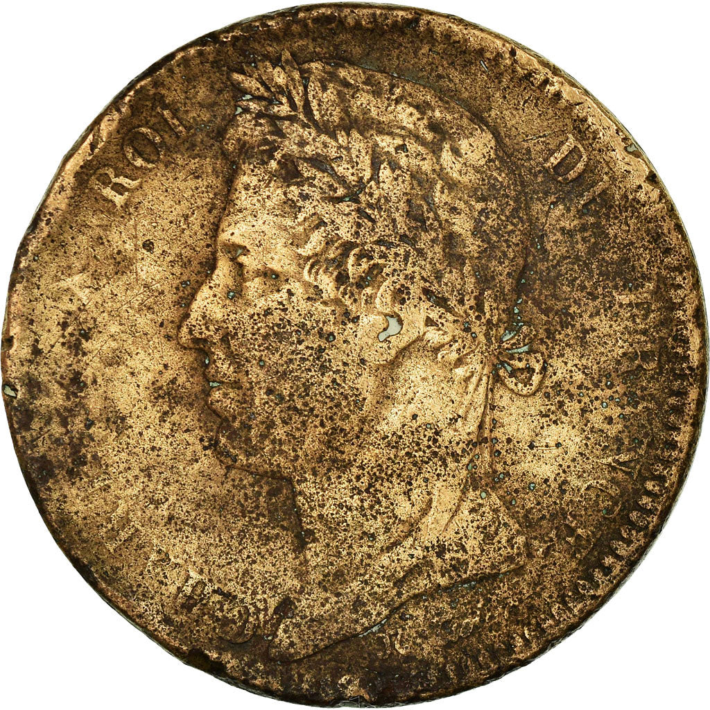 Coin, FRENCH COLONIES, Charles X, 10 Centimes, 1825, Paris, VF(20-25), Bronze