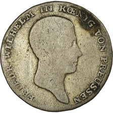 Coin, German States, PRUSSIA, Friedrich Wilhelm III, 1/6 Thaler, 1817