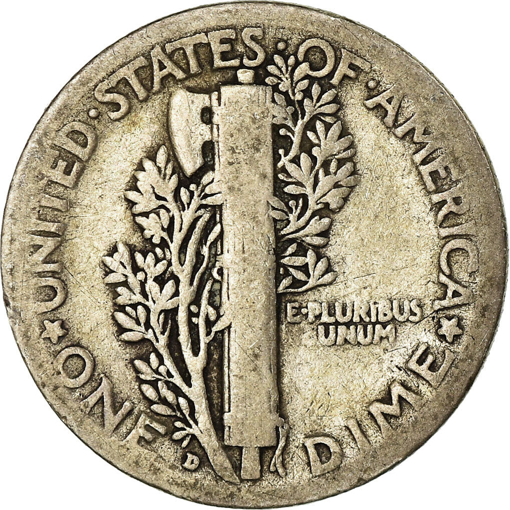 Moneta, Stati Uniti, Mercury Dime, Dime, 1917, U.S. Mint, Philadelphia, MB