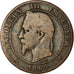 Coin, France, Napoleon III, Napoléon III, 10 Centimes, 1865, Strasbourg