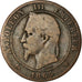 Monnaie, France, Napoleon III, Napoléon III, 10 Centimes, 1865, Strasbourg, TB