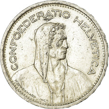 Coin, Switzerland, 5 Francs, 1953, Bern, AU(50-53), Silver, KM:40