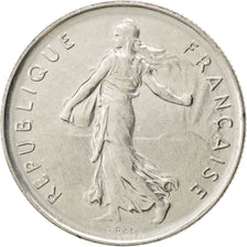 FRANCE, Semeuse, 5 Francs, 1973, Paris, KM #926a.1, AU(55-58), Nickel Clad...